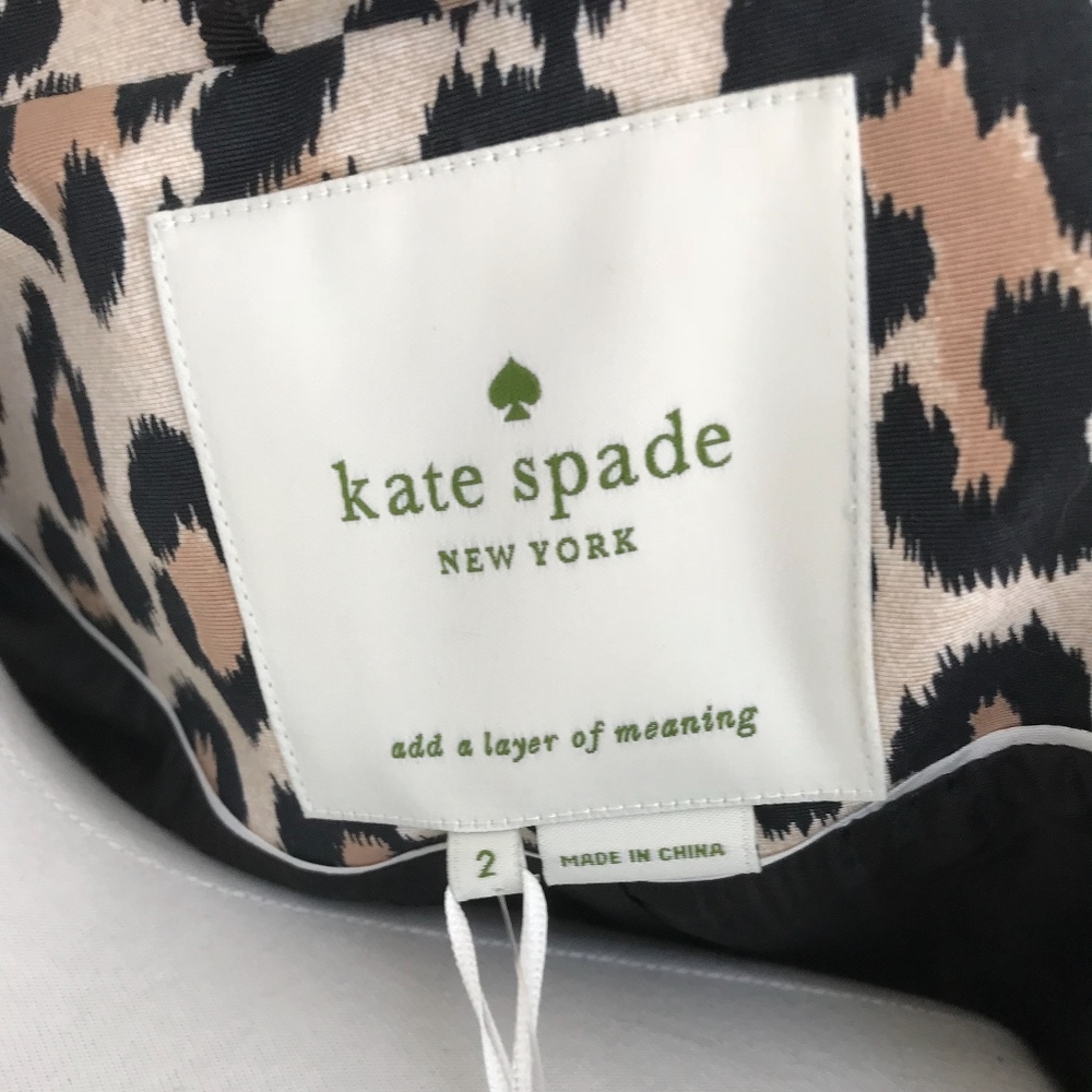 Kate Spade Franny Leopard Coat *NWT* - Picture 5 of 7